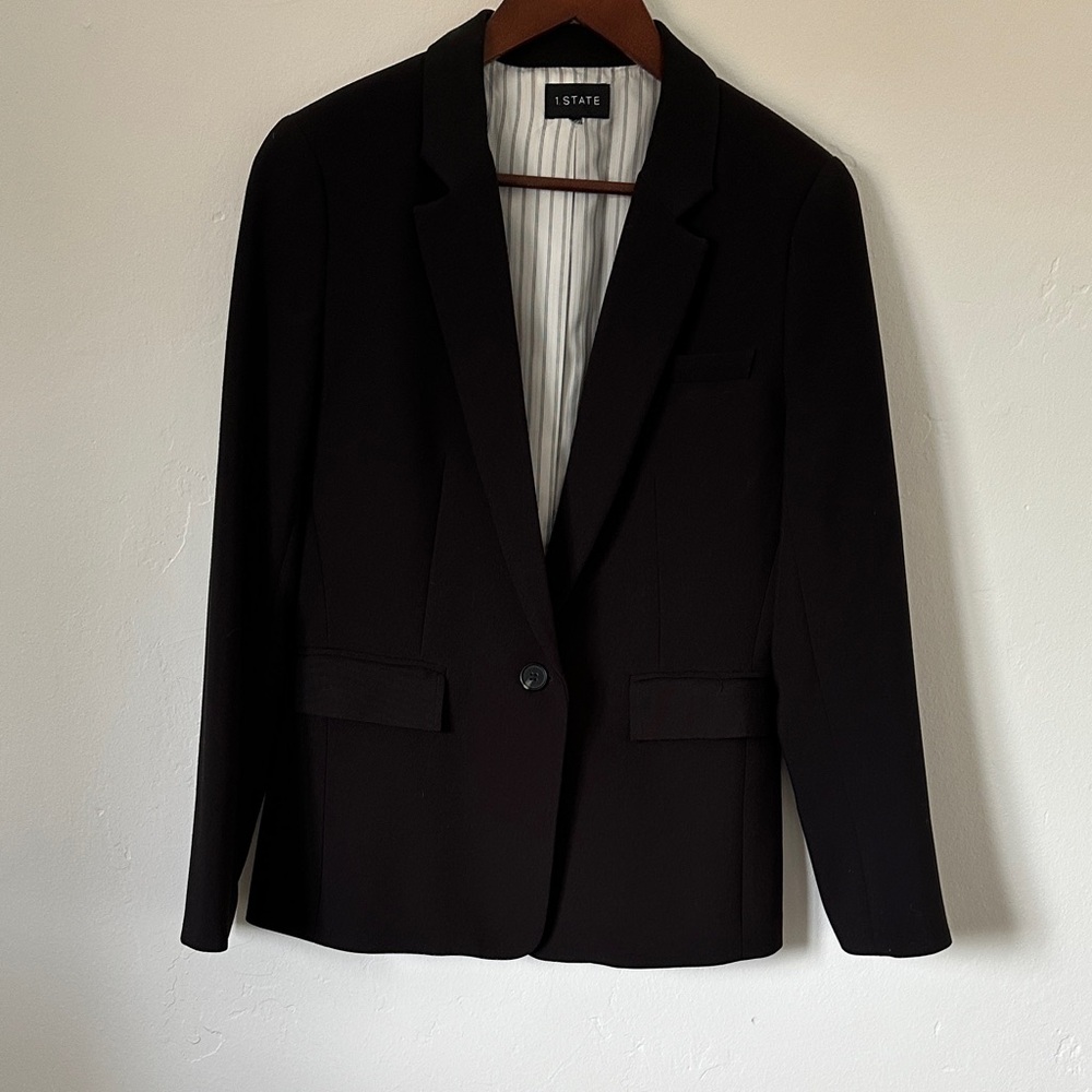 STATE Women's Elegant Black Blazer